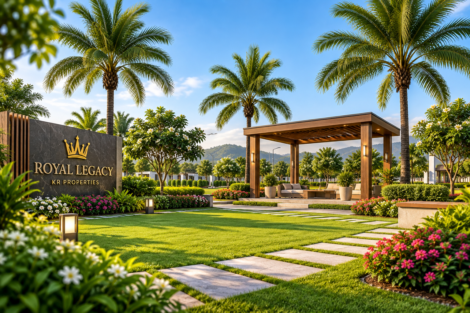 Royal Legacy green spaces and landscaped surroundings